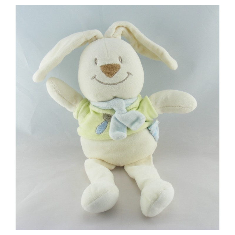 Doudou lapin blanc KIMBALOO LA HALLE