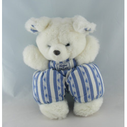 Doudou souris bleu vert TARTINE ET CHOCOLAT