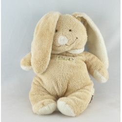 Doudou musical lapin beige blanc NICOTOY