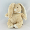 Doudou musical lapin beige blanc NICOTOY
