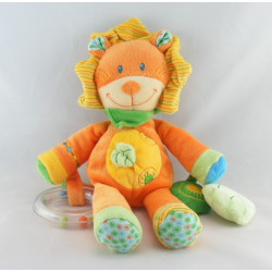 Doudou musical Lion Orange Jaune Nicotoy