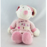 Doudou plat rose Je suis une souris comme ça NICOTOY