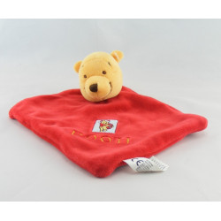 Doudou plat rouge étoile Winnie DISNEY BABY