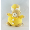Doudou boule ours orange BABYSUN