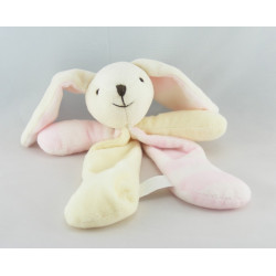 Doudou lapin boule blanc rose CMP