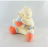 Doudou musical ours jaune orange balle SUCRE D'ORGE