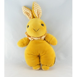 Doudou lapin jaune AJENA 35 cm