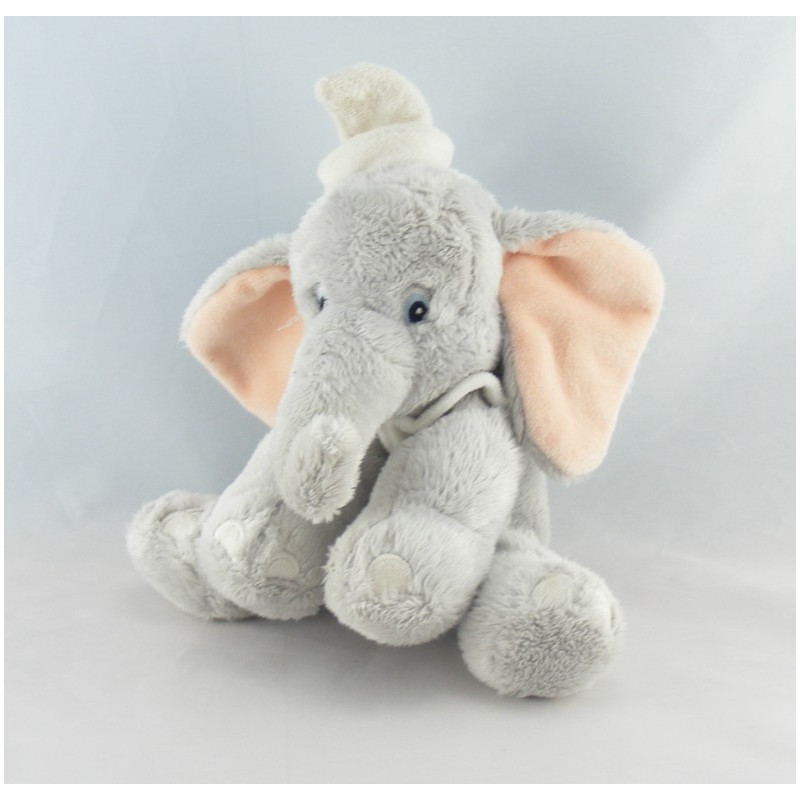 Doudou éléphant gris Dumbo NICOTOY
