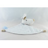 Doudou plat chien blanc cocard KING BEAR