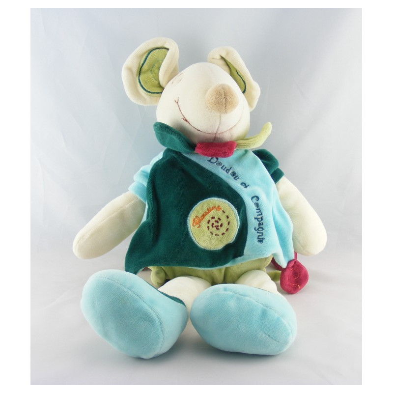 Doudou et compagnie souris verte Filousine cape