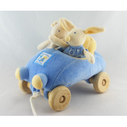 Doudou lapin Lise et Lulu avec doudou Moulin Roty