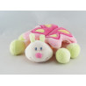 Doudou papillon rose orange Hyppo et Flo NATTOU 