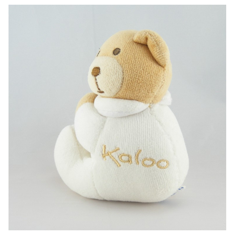 Mini Doudou ours vichy carreaux bleu KALOO