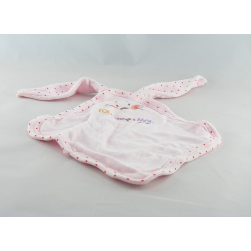 Doudou lapin rose PETIT BATEAU