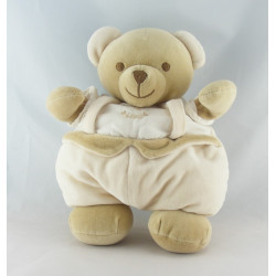 Doudou ours beige blanc TARTINE ET CHOCOLAT