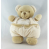 Doudou ours beige blanc TARTINE ET CHOCOLAT