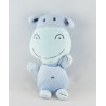 Doudou plat vache gris bleu AUCHAN