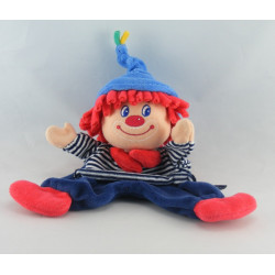 Doudou musical chien bleu marine foulard rouge STERNTALER