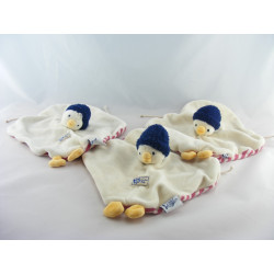 Doudou plat bleu canard Séraphin MOULIN ROTY