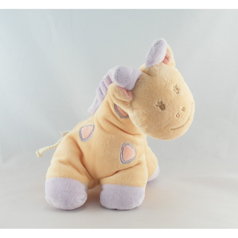 Doudou girafe jaune KIABI BEBE