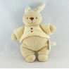 Doudou lapin jaune Gaspard NOUKIE'S