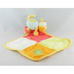 Doudou plat chien lapin blanc FEHN 