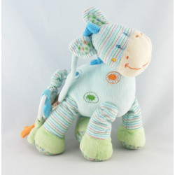 Doudou musical zébre cheval bleu NICOTOY