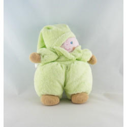 Doudou poupée lutin violet mauve grelot AJENA