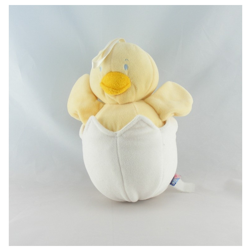 Doudou anneau hochet souris grise SUCRE D'ORGE