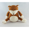 Doudou renard marron blanc OBAIBI