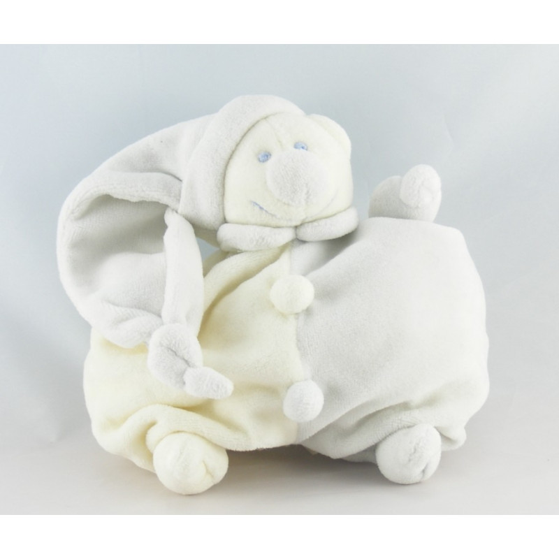 Doudou semi plat ours clown rose JOLLYBABY