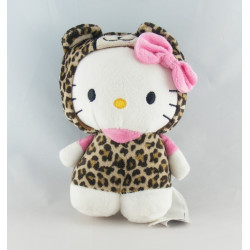 Doudou chat HELLO KITTY rose fleurs SANRIO LICENSE 