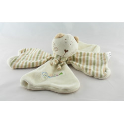 Doudou plat fleur chat Malice et Bulle CP INTERNATIONAL