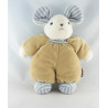 Doudou souris beige marron AJENA