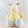 Doudou musical girafe orange jaune bleu JOLLYBABY