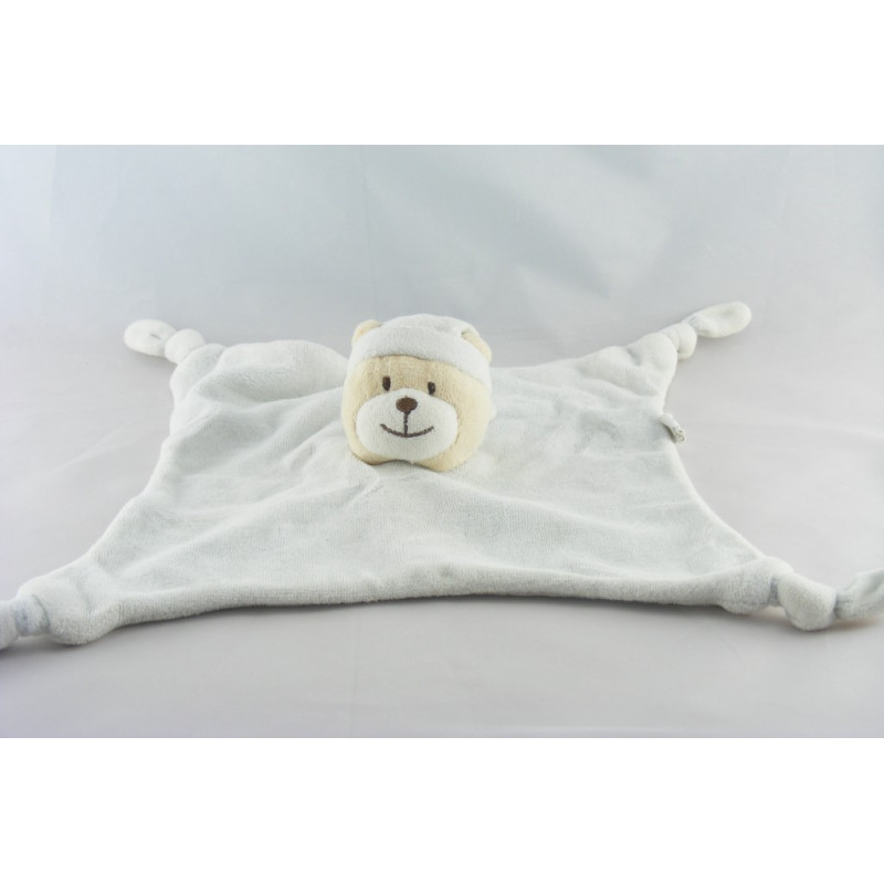 Doudou plat grenouille bleu vert CP INTERNATIONAL