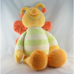 Doudou hochet papillon rayé vert JOLLYBABY