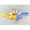 Doudou plat ours rose coeur BABY CLUB