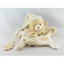 Doudou et compagnie marionnette souris verte col fleur soleil