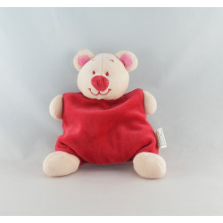 Doudou semi plat chien bleu cocard AUCHAN