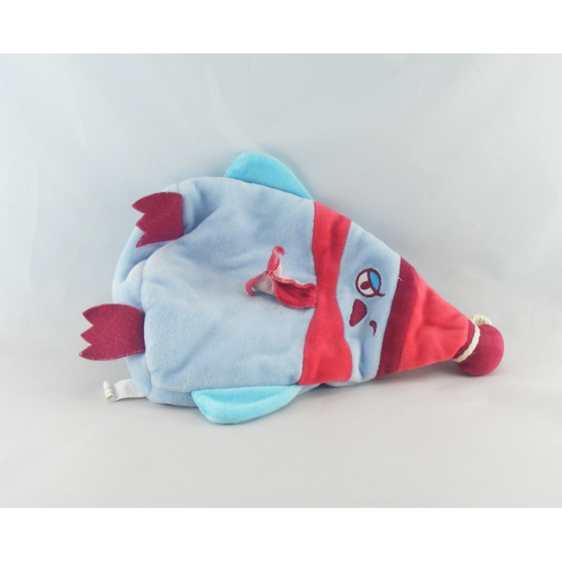 Doudou plat poisson jaune CARREFOUR