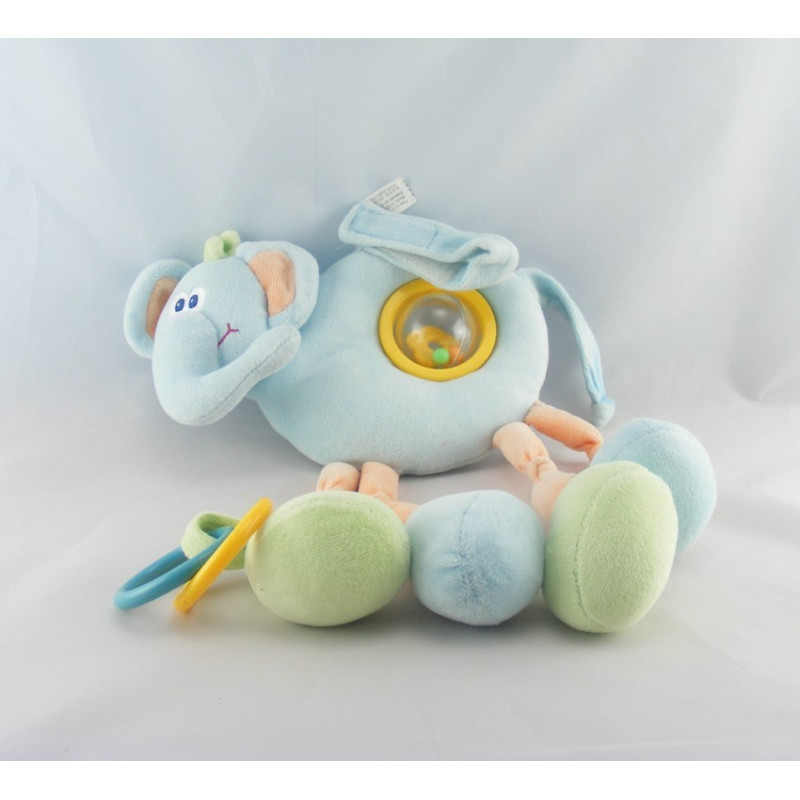 Doudou eveil girafe jaune hochet KIABI