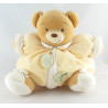 Doudou ours boule écru feuilles Collection Pure KALOO