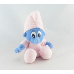 Peluche bébé Schtroumpf année 2010 PEYO 