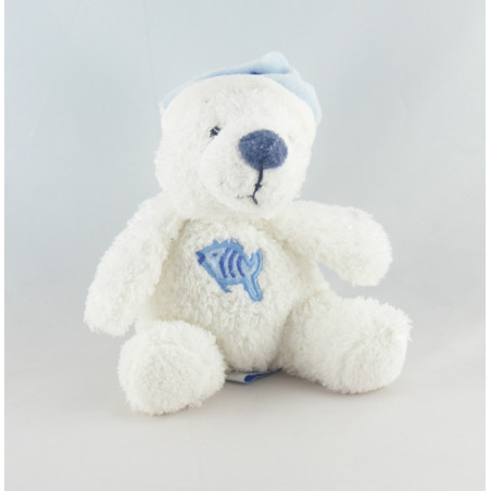 Doudou ours blanc STAR ACADEMY 2005 GIPSY