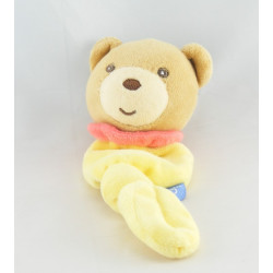 Mini Doudou chat vert col rouge KALOO