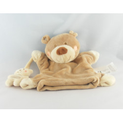 Doudou plat ours beige NICOTOY