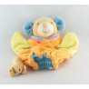 Doudou plat marionnette souris robe rose NOUNOURS