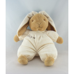 Doudou lapin beige blanc BABY CP INTERNATIONAL