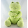 Doudou mouton agneau vert rose CA CREDIT AGRICOLE